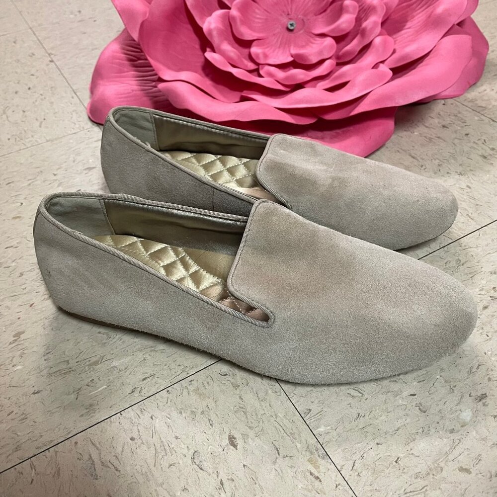 BIRDIES The Starling Loafer Taupe Tan‎ Suede Flat Slip On Shoes